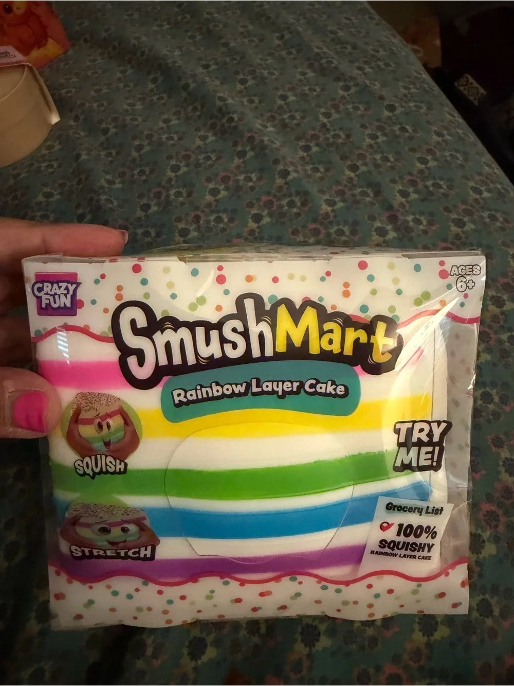 Squishy rainbow layer